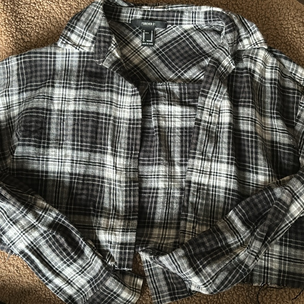 Plaid sweater